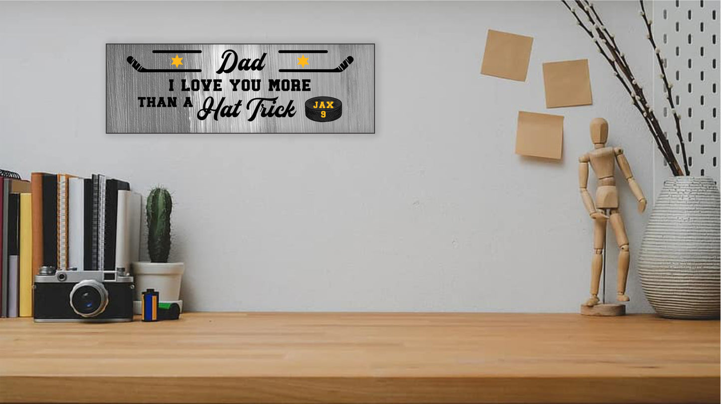 Personalized Hockey Sign