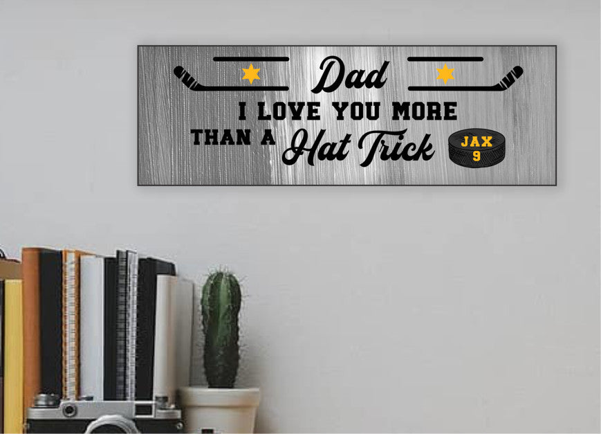 Personalized Hockey Sign