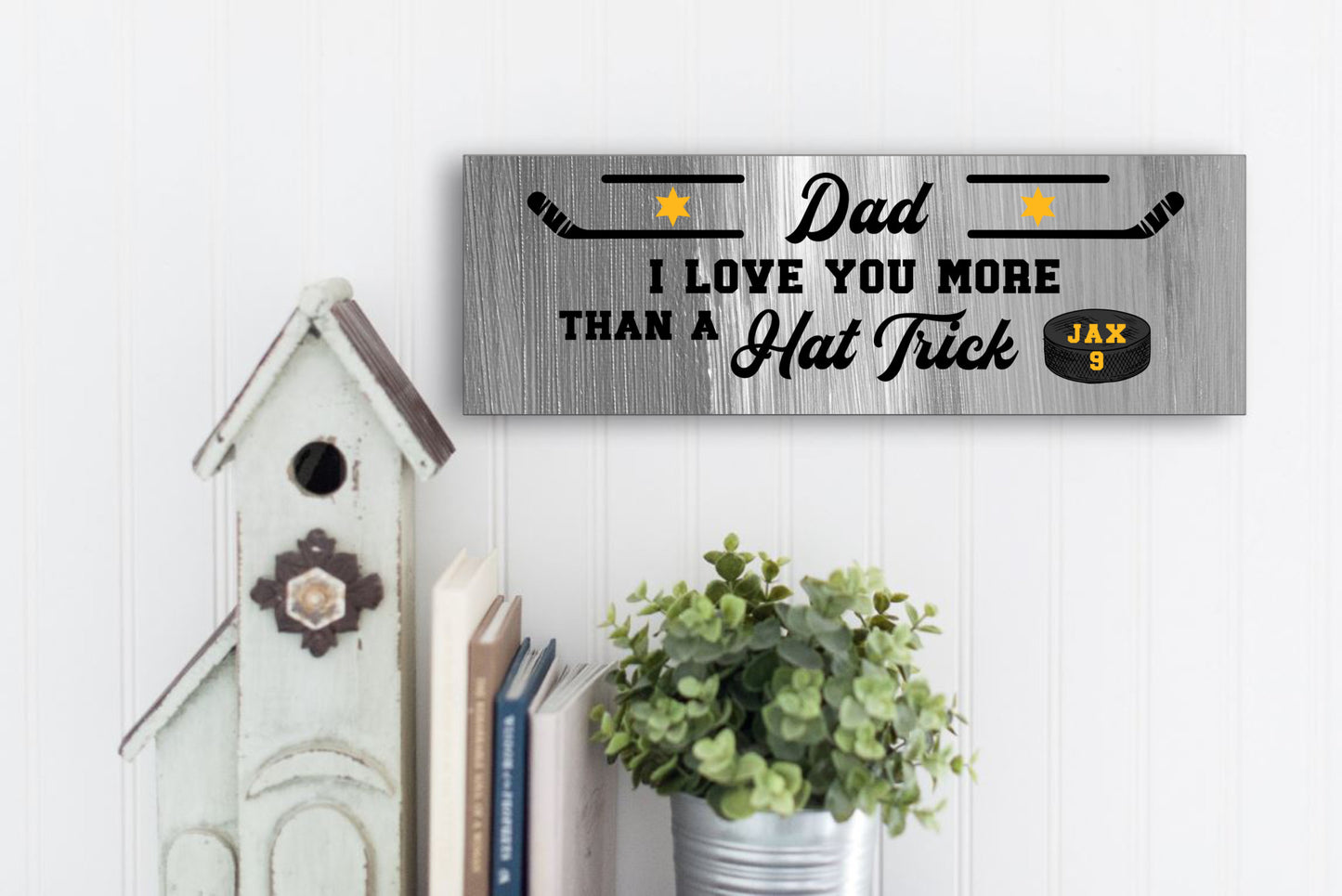 Personalized Hockey Sign