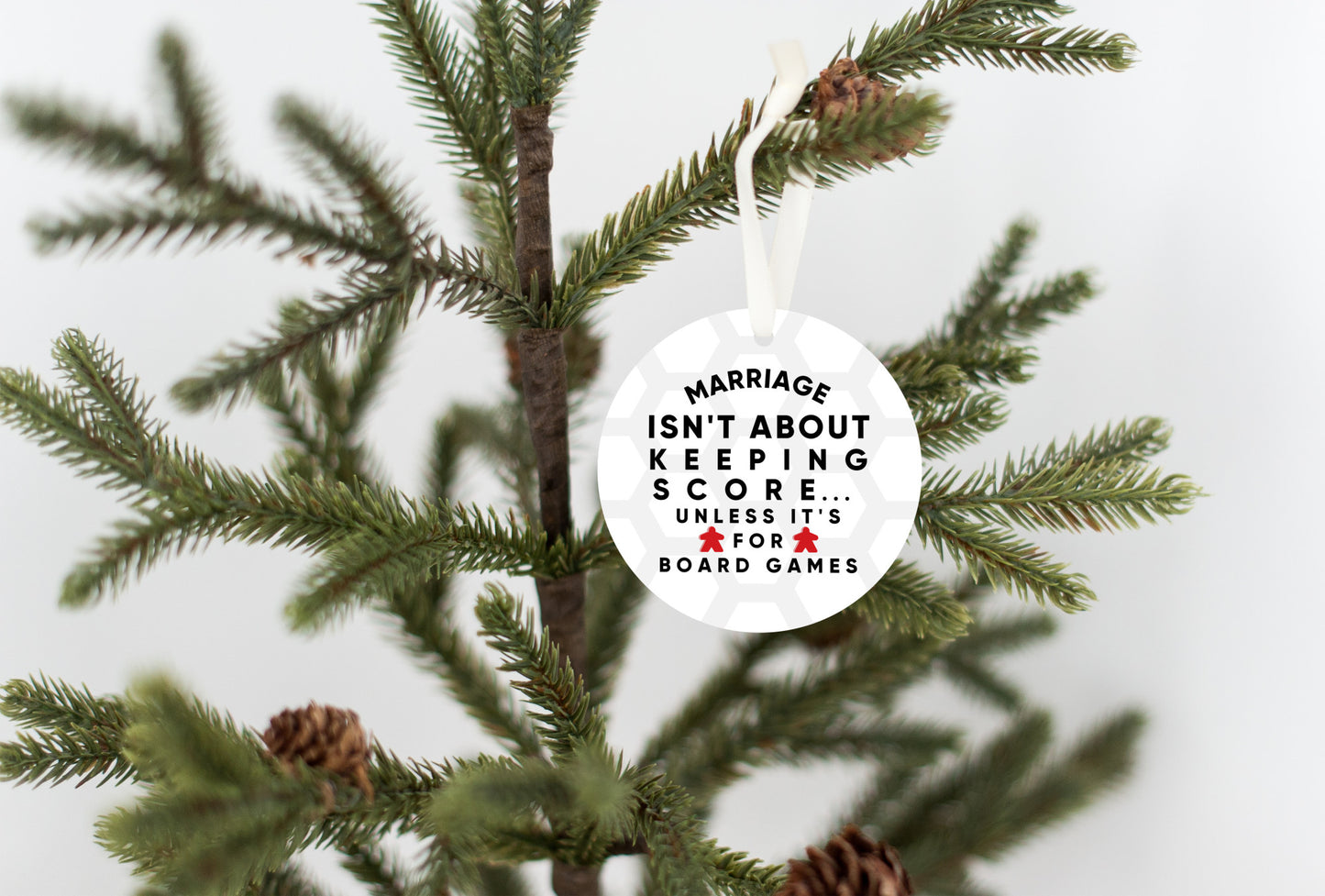 Board Game Ornament White