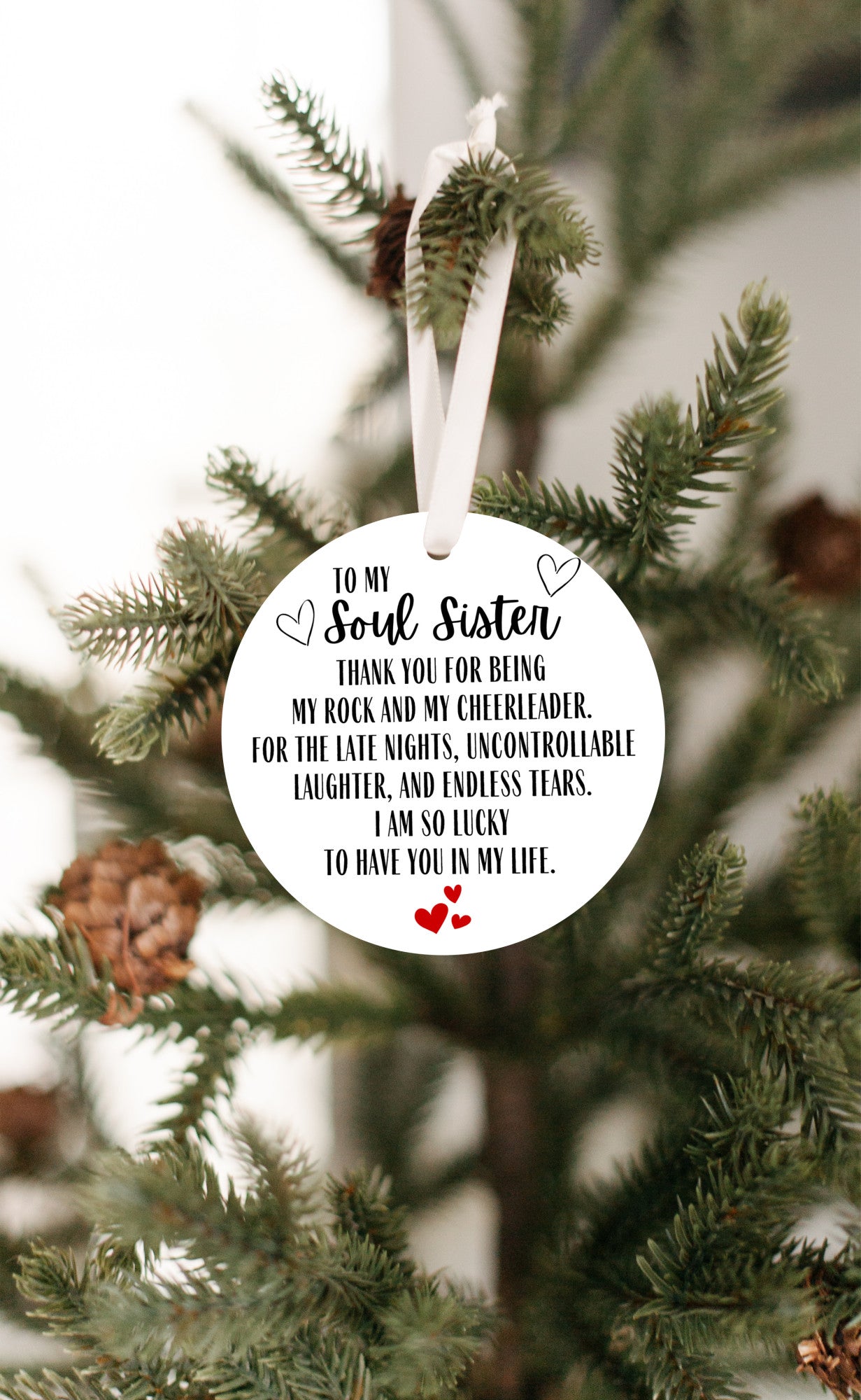 Soul Sister Friend Ornament