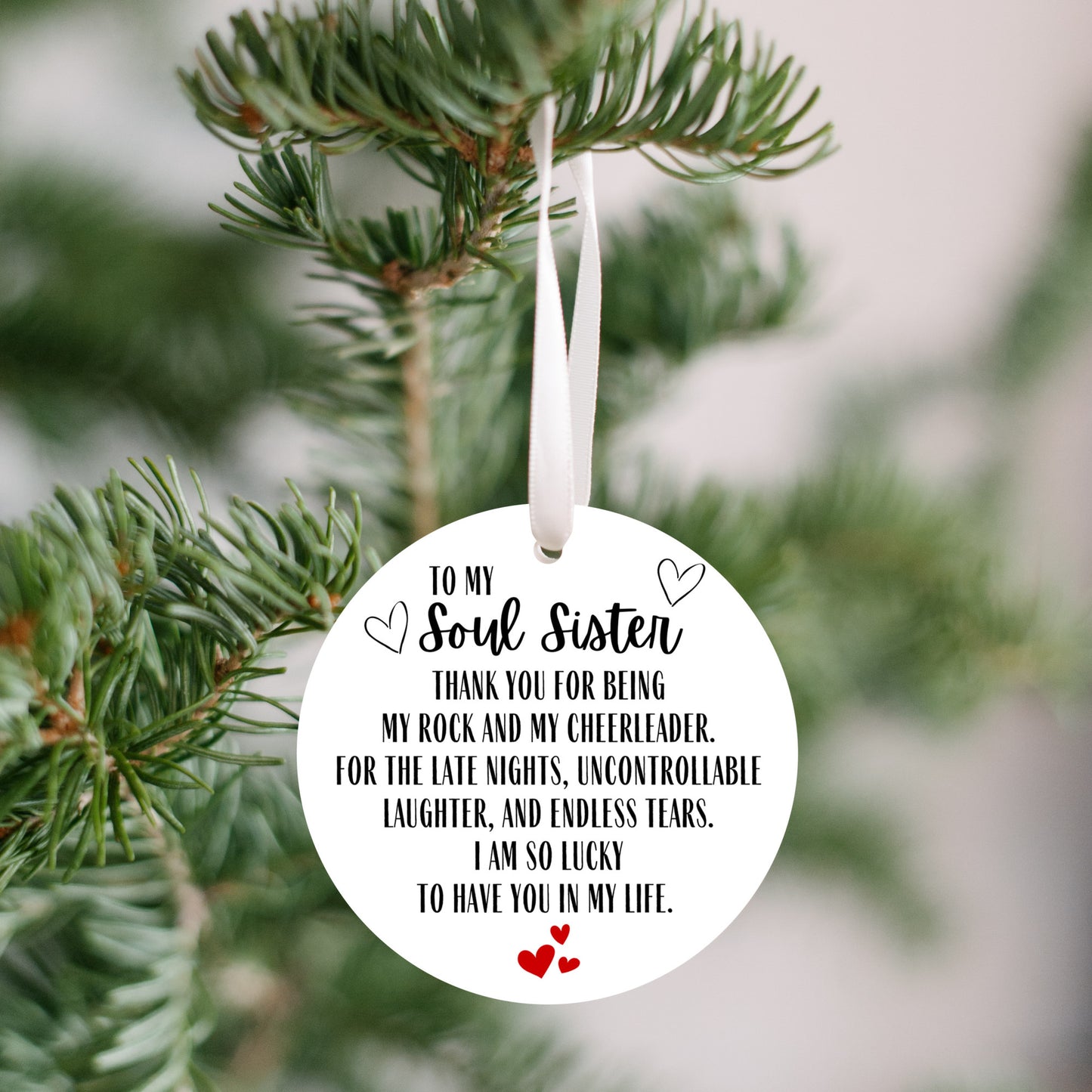 Soul Sister Friend Ornament