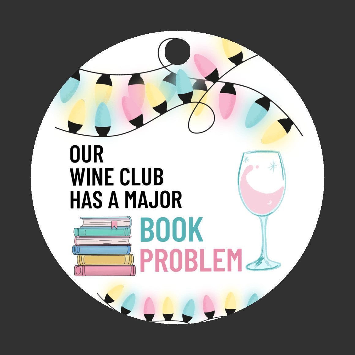 Book Club Pastel Ornament
