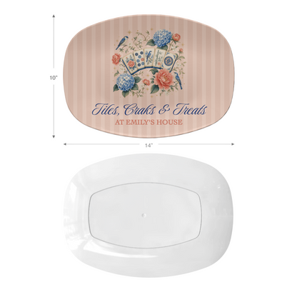 Tiles, Craks & Treats Mahjong Platter
