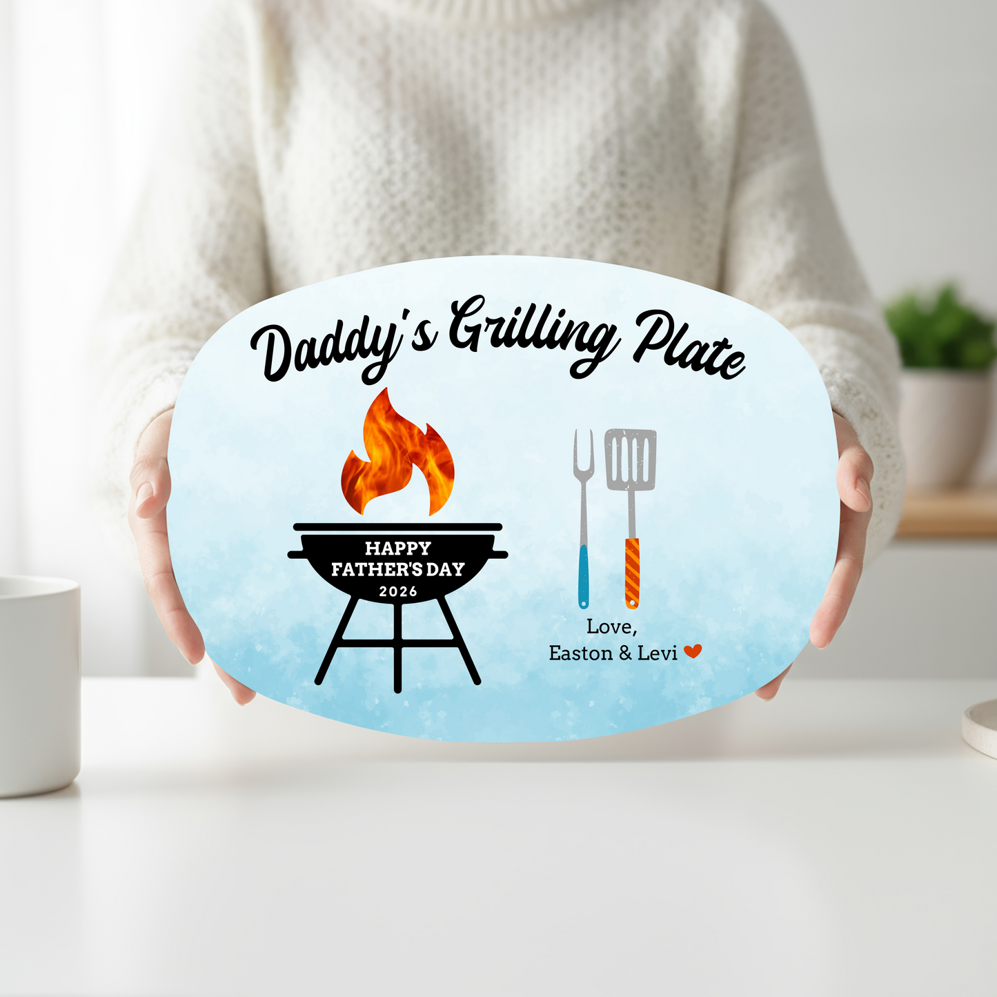 Happy Father's Day Personalized Platter
