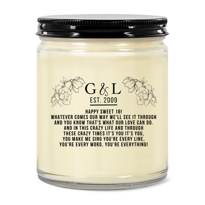 McFarren Custom Candle