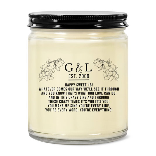 McFarren Custom Candle