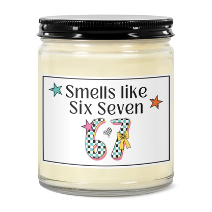 Smells Like Six Seven Meme Candle