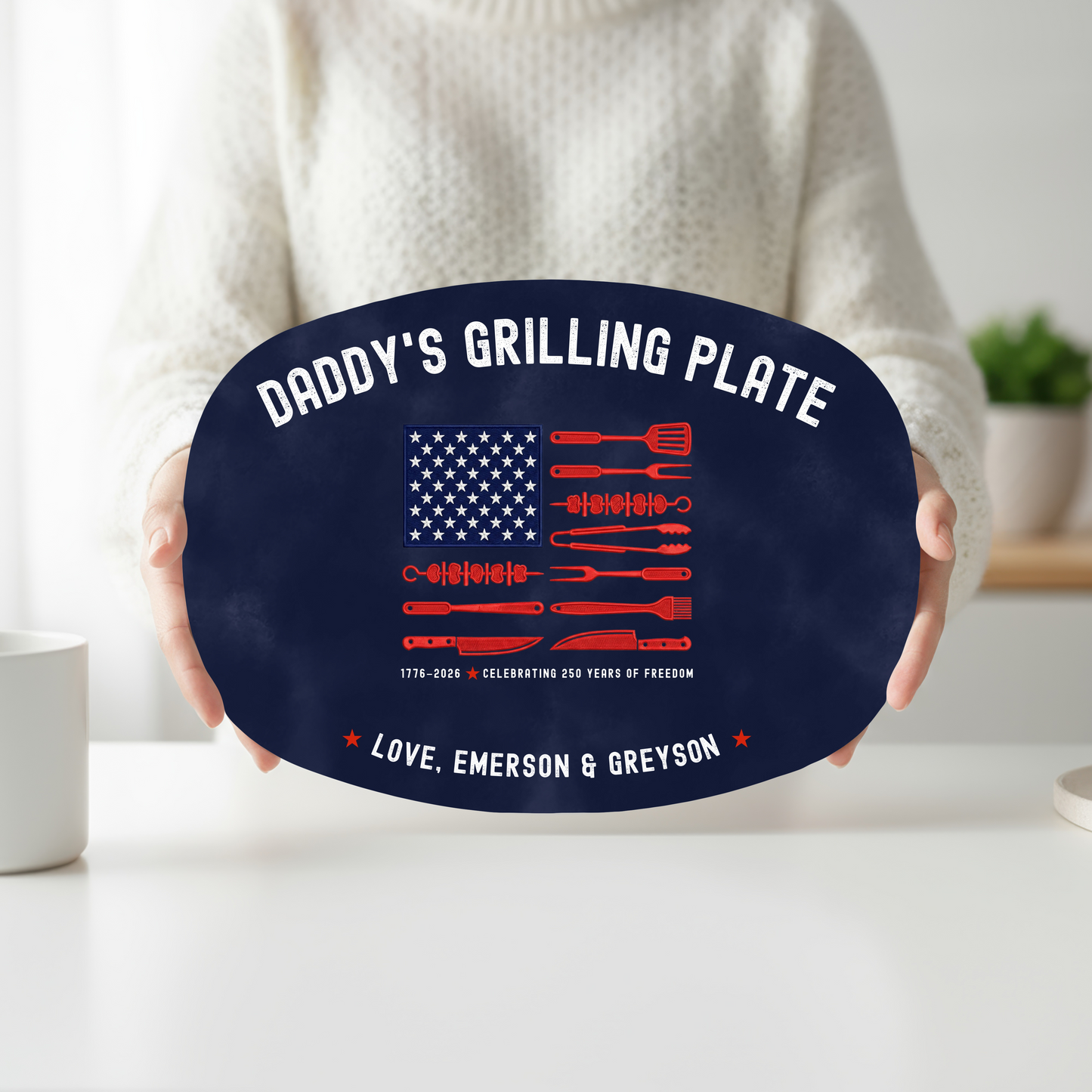 America 250 Edition Dad’s Grilling Plate