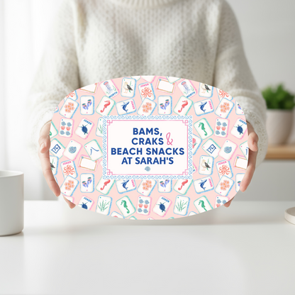 Beach Mahjong Platter
