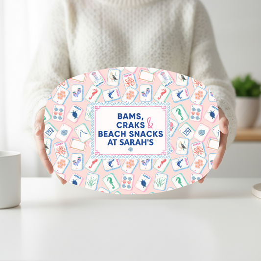 Beach Mahjong Platter