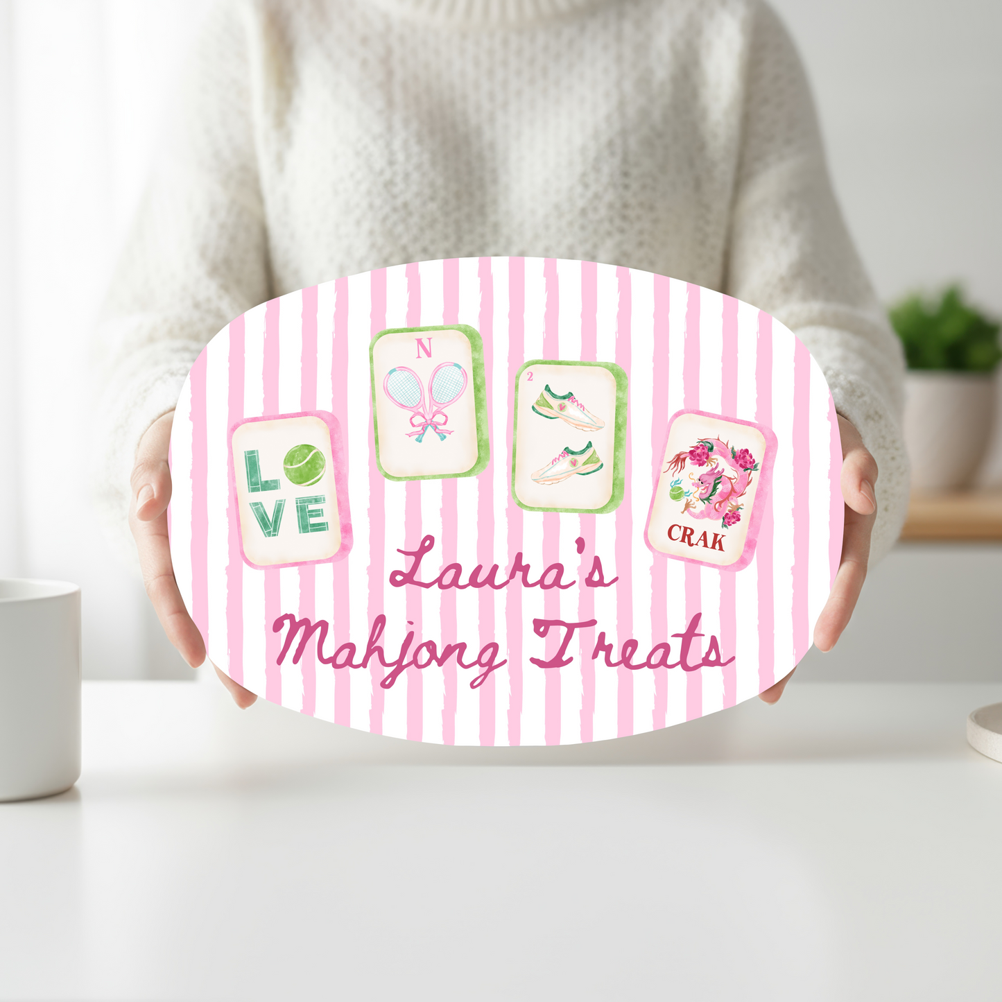 Court & Tiles Mahjong Platter