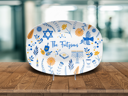 Hanukkah Personalized Family Platter