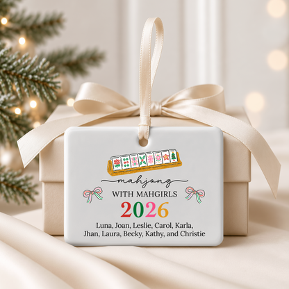 2026 Mahjong with Mahgirls Ornament