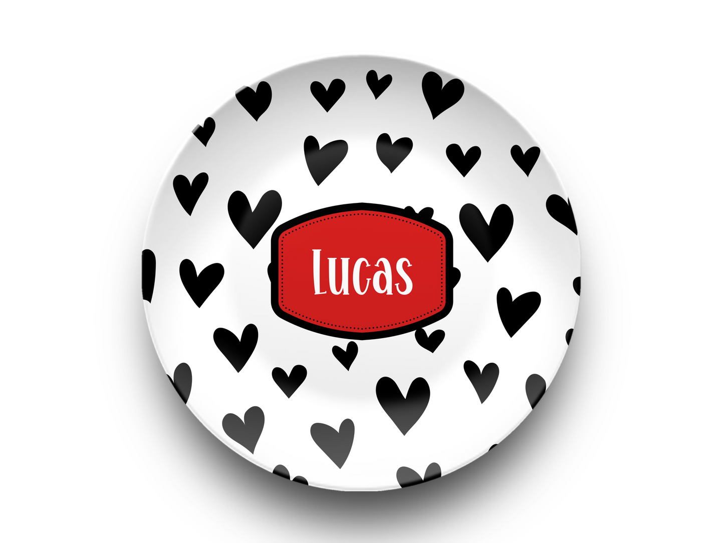 My Little Valentine Personalized Plate