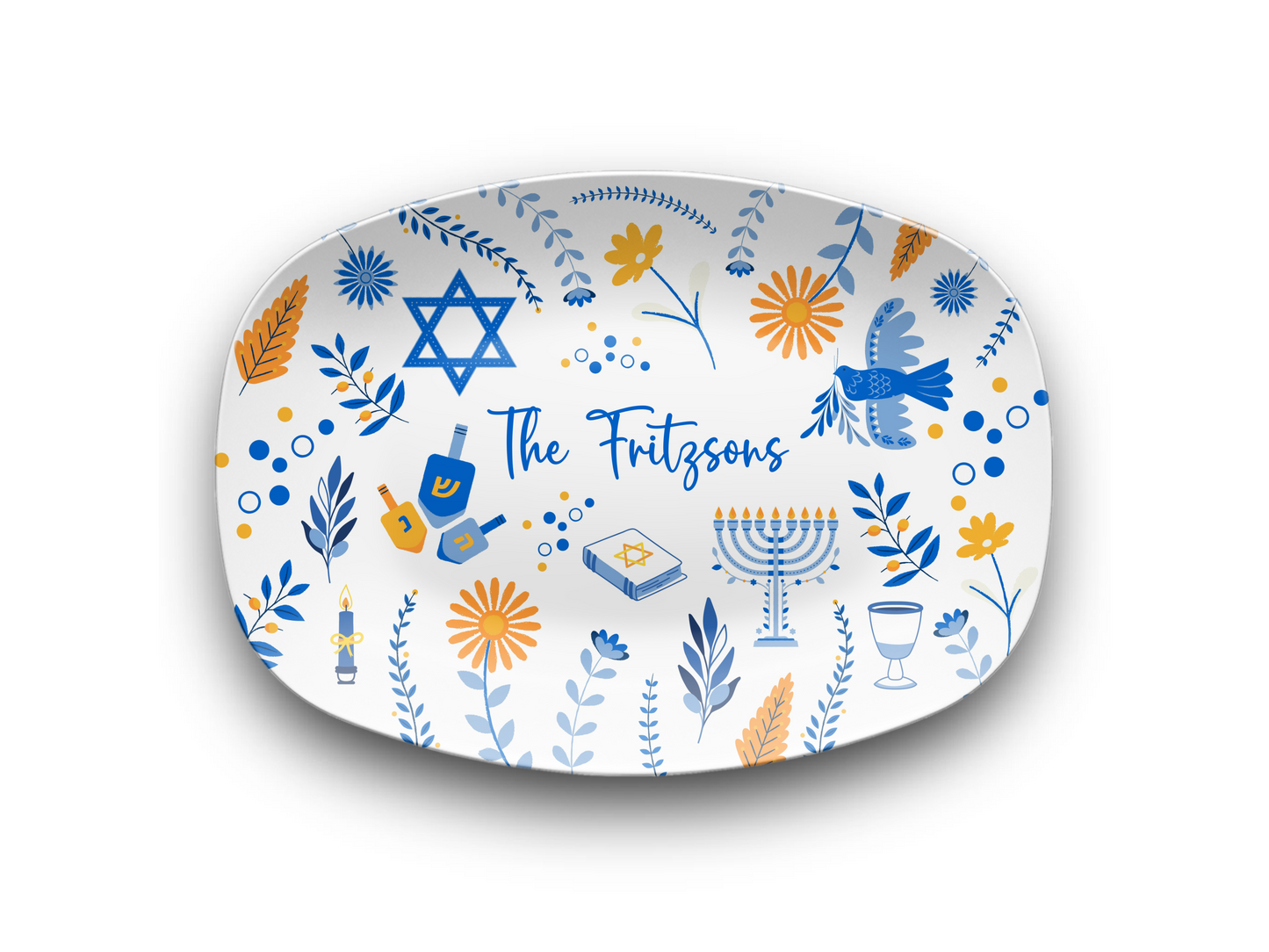 Hanukkah Personalized Family Platter