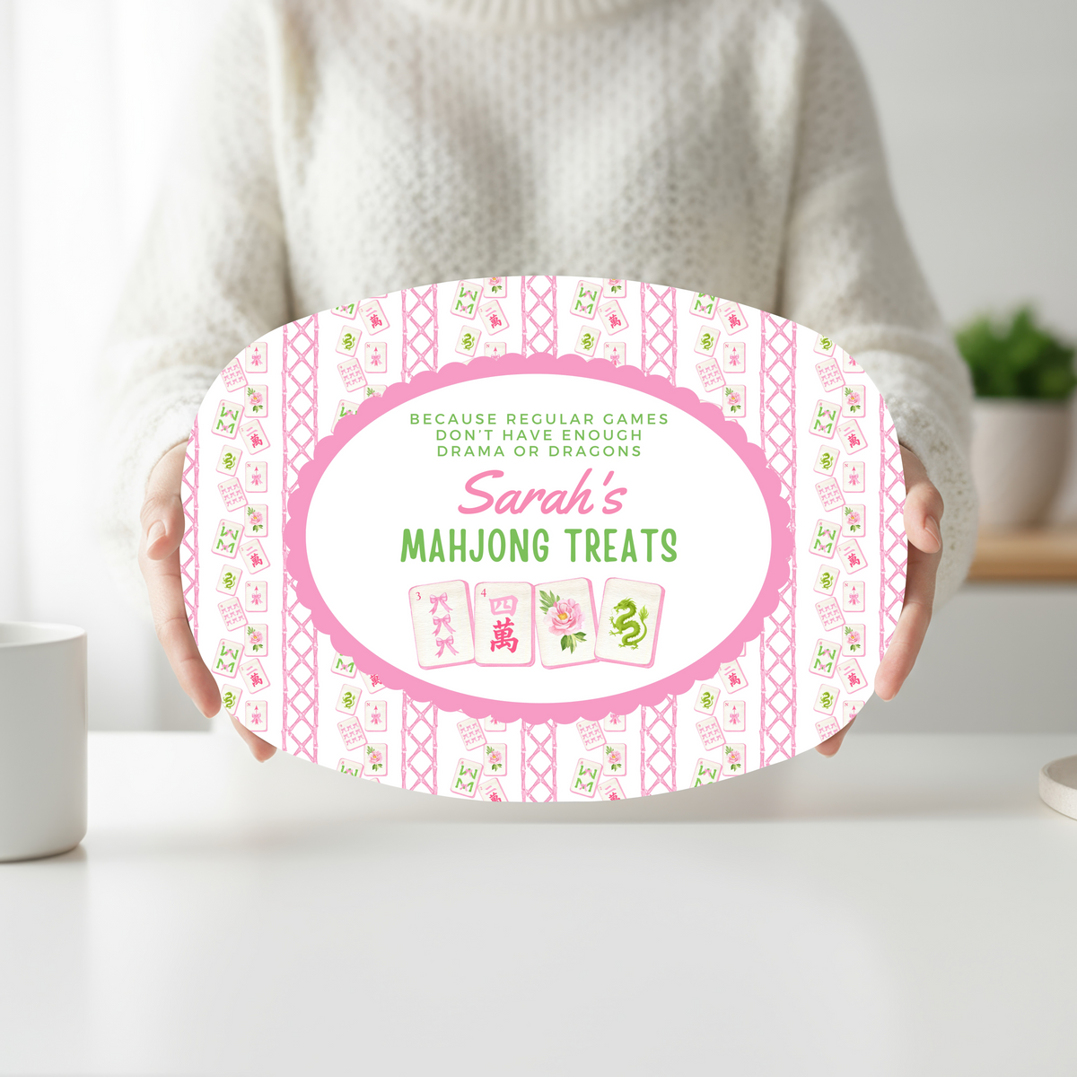Drama and Dragons Mahjong Platter