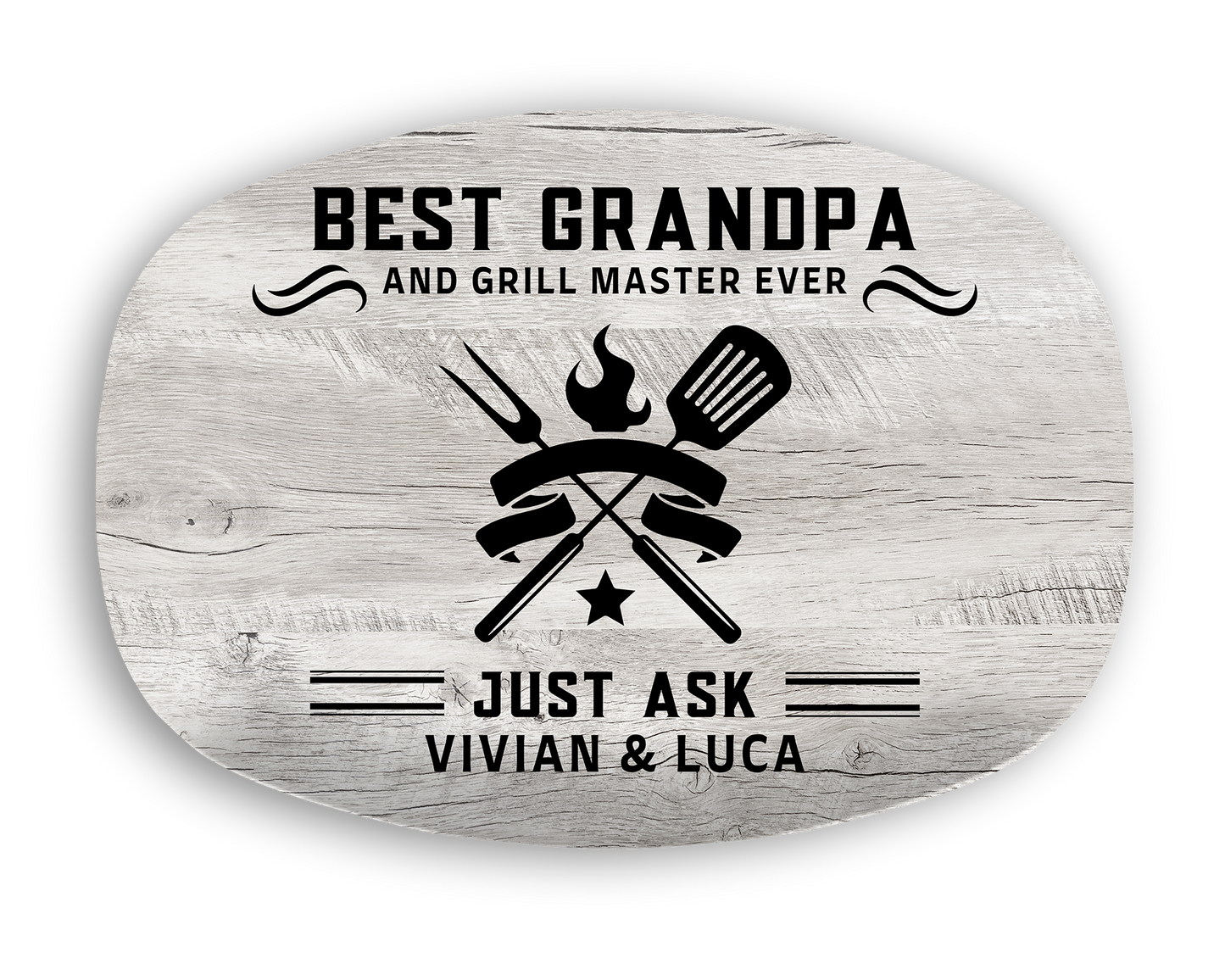 Best Grandpa & Grill Master Ever Platter