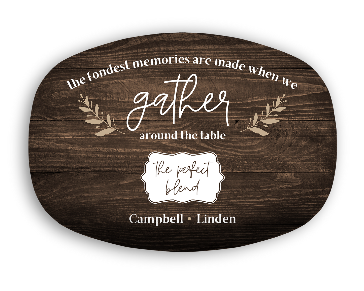 Blended Family Personalized Platter