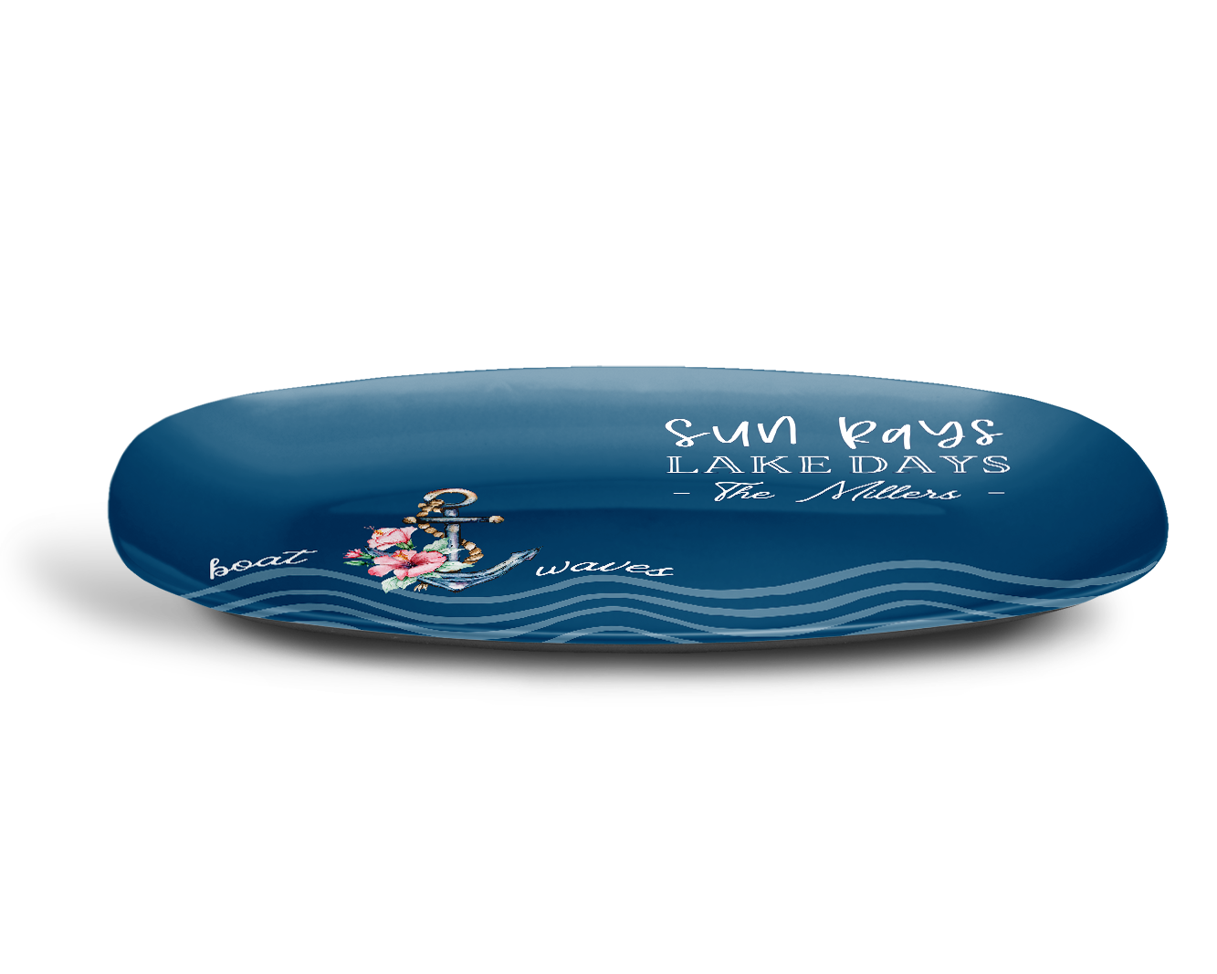 Boat Waves Personalized Platter