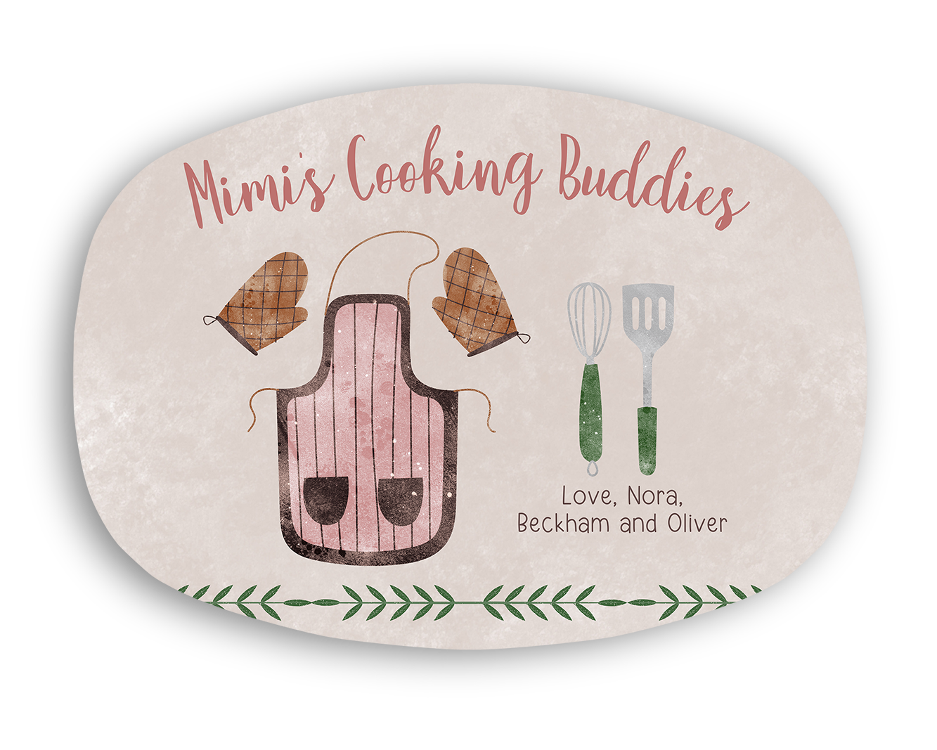 Cooking Buddies Personalized Platter