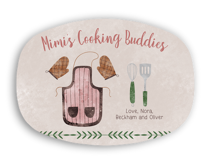 Cooking Buddies Personalized Platter