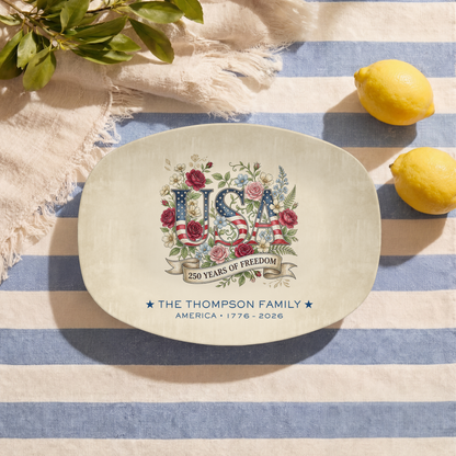 America 250 Personalized Family Platter