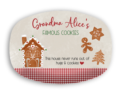 Grandma's Famous Christmas Cookies Platter