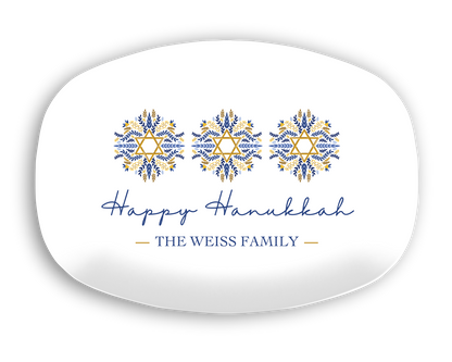 Happy Hanukkah Latke Personalized Platter