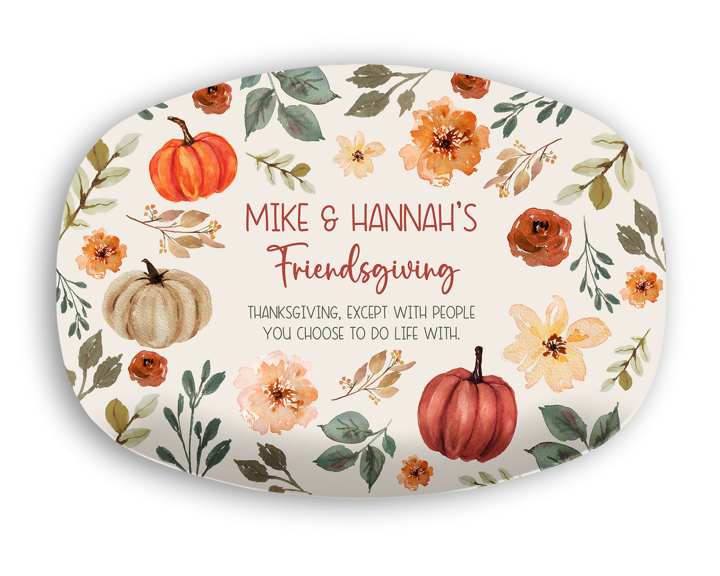 Friendsgiving Personalized Platter