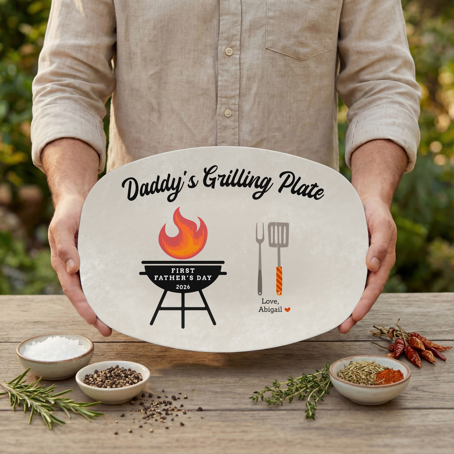 First Father's Day Platter