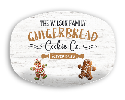 Gingerbread Cookie Company Platter