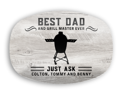 Green Egg Grill Personalized Platter