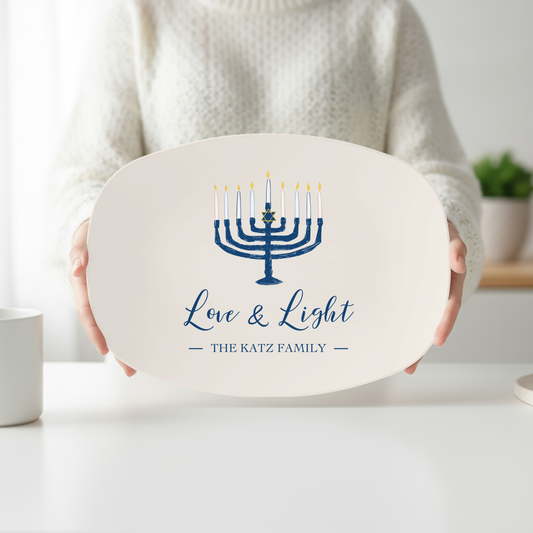 Hanukkah Latke Personalized Tray