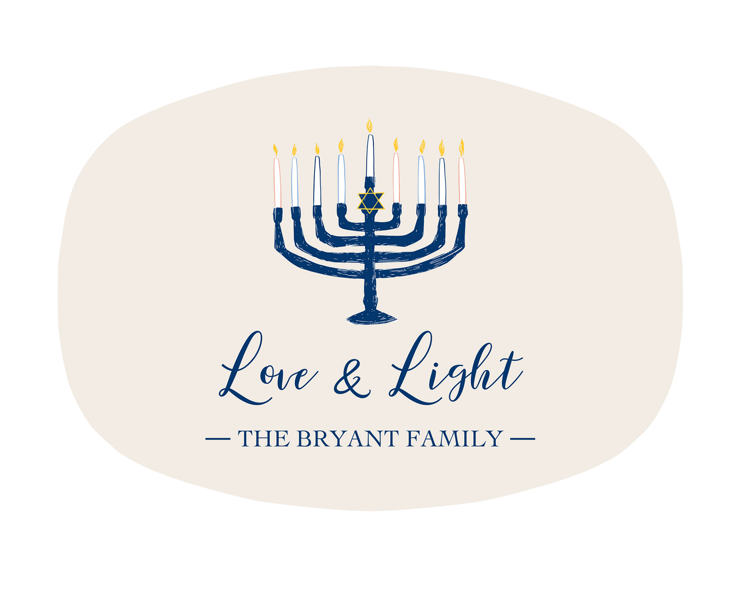 Hanukkah Latke Personalized Tray