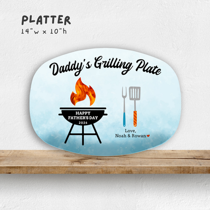 Happy Father's Day Personalized Platter