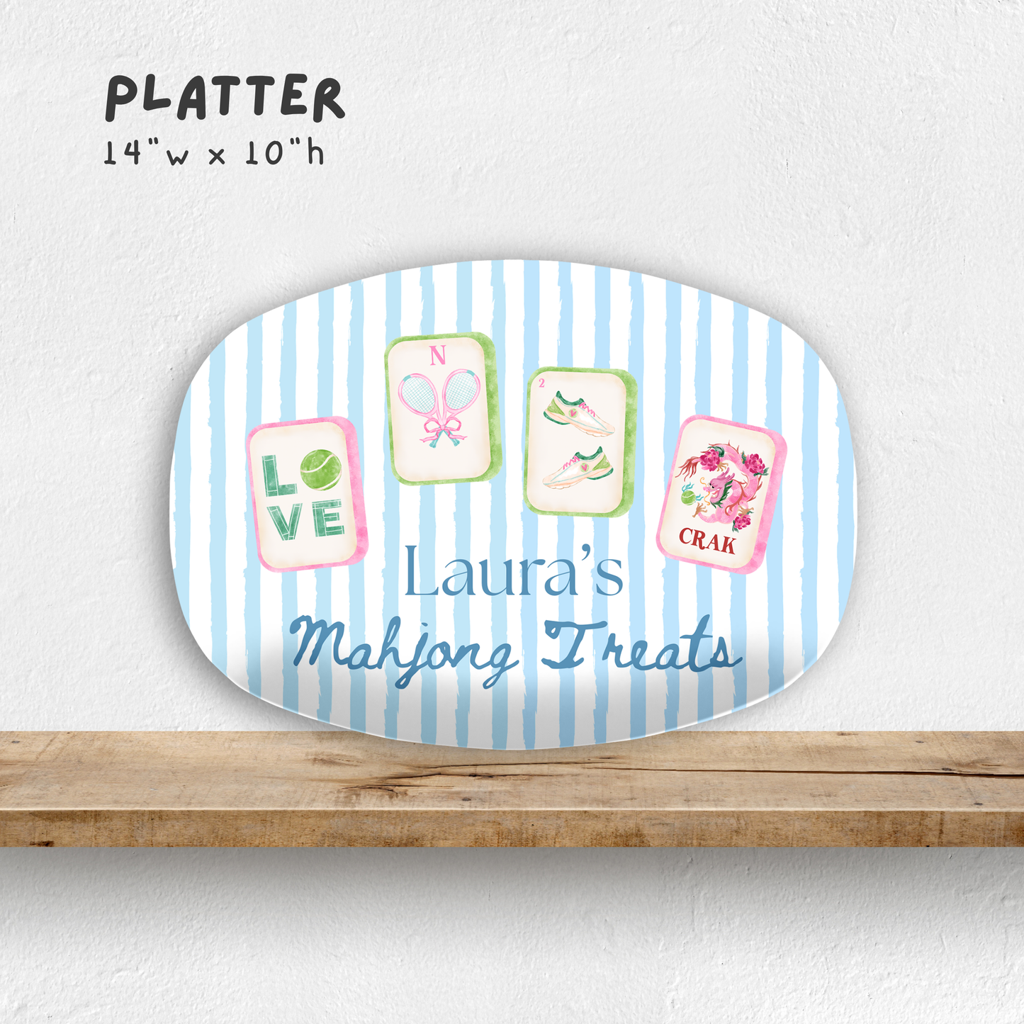 Court & Tiles Mahjong Platter