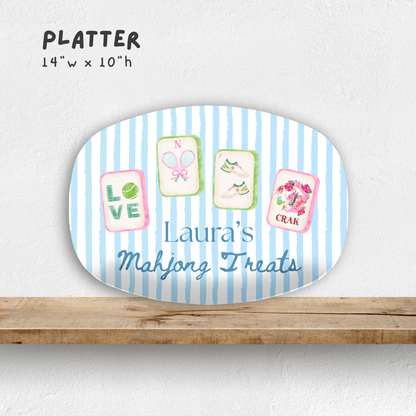 Court & Tiles Mahjong Platter