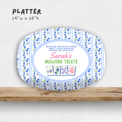Drama and Dragons Mahjong Platter