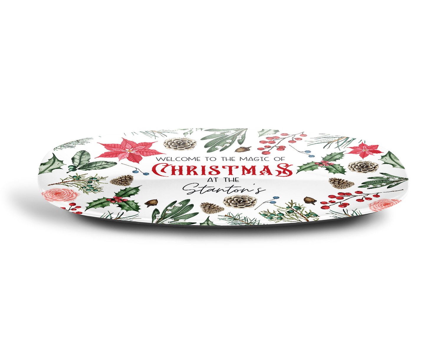 Magic of Christmas Personalized Platter