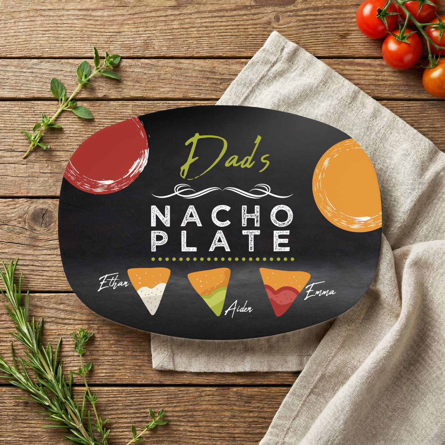 Nachos Personalized Plate