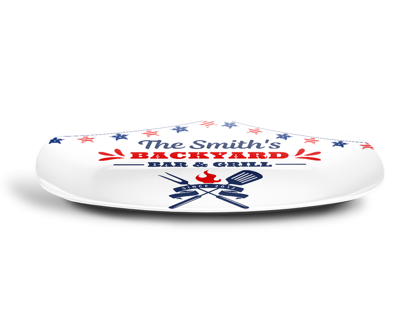 Stars & Stripes Personalized Platter