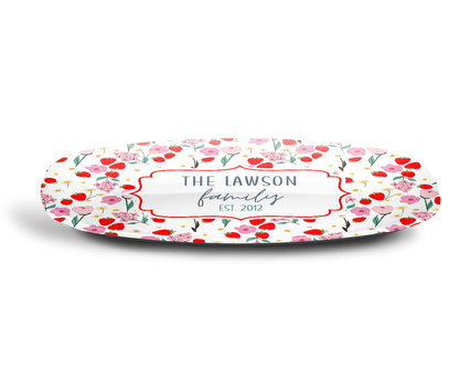 Strawberry Field Personalized Platter