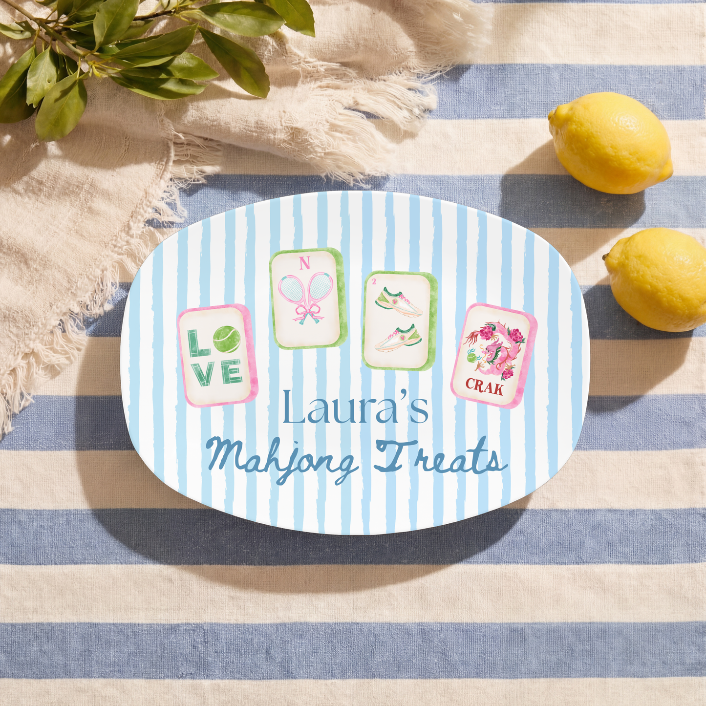 Court & Tiles Mahjong Platter