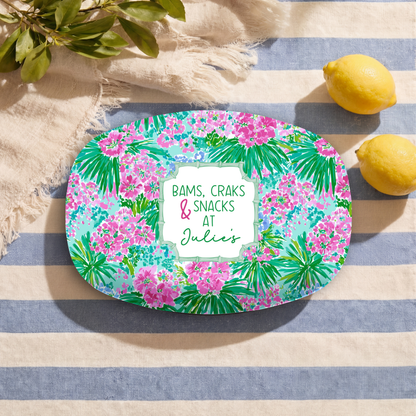 Tropical Mahjong Platter