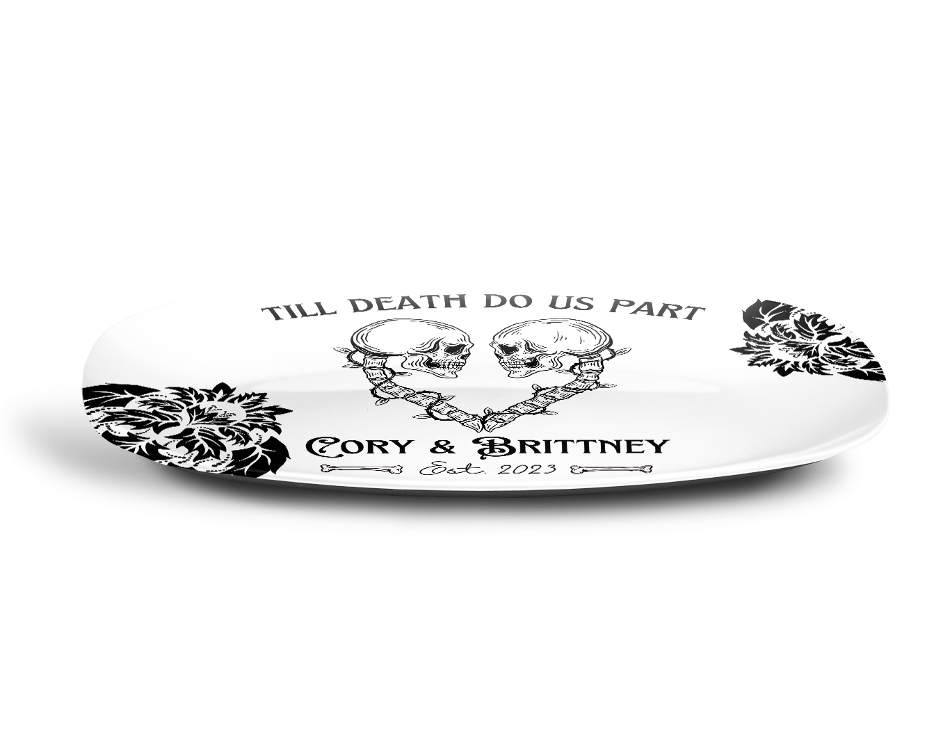 Till Death Do Us Part Wedding Platter