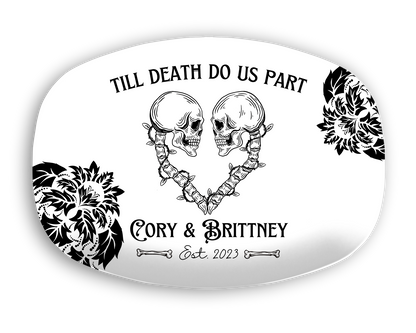 Till Death Do Us Part Wedding Platter