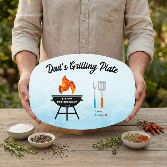 Happy Father's Day Personalized Platter