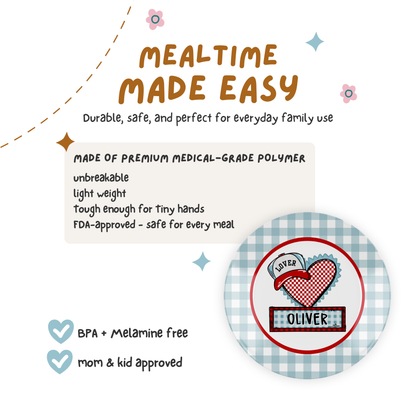 Little Lover Valentine Plate