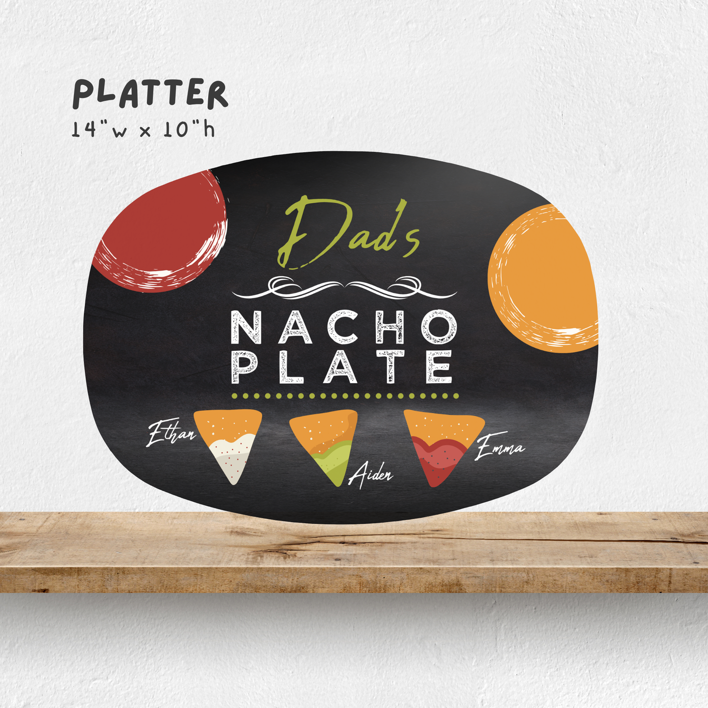 Nachos Personalized Plate